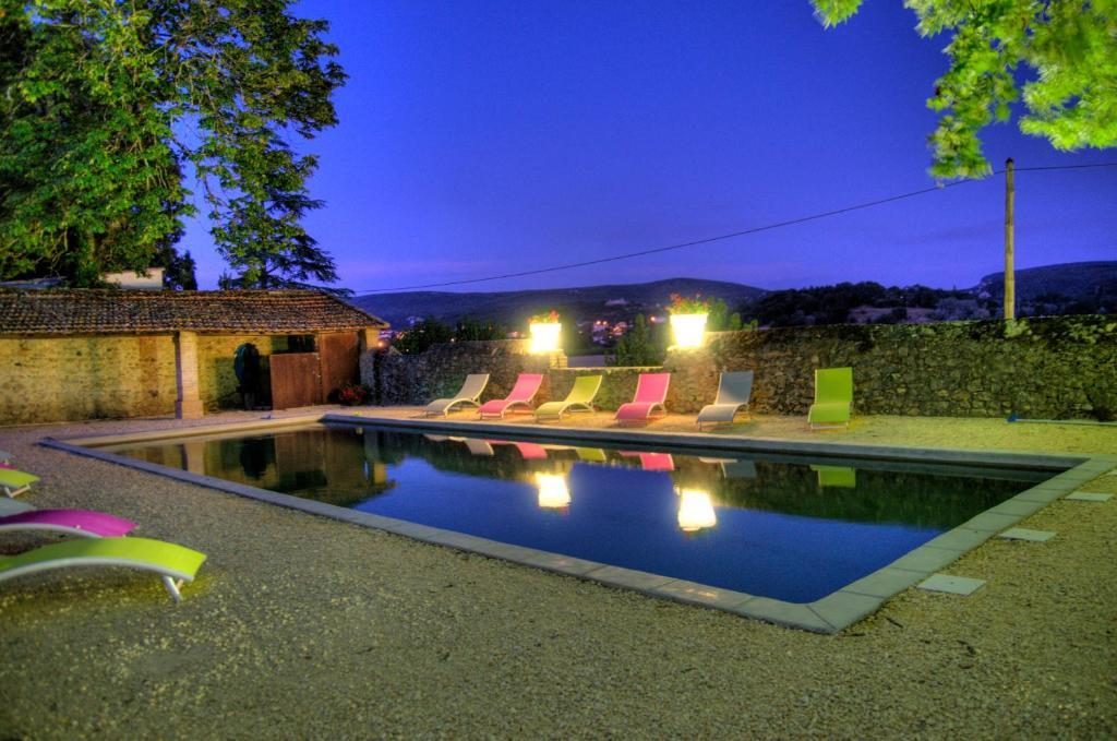 Gites Du Domaine Des Dames Vallon-Pont-dʼArc Oda fotoğraf